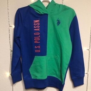 NWT U.S. POLO Assn. Light Weight Hoodie Size S 6-7